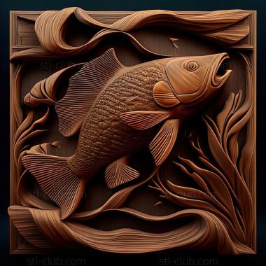 3D model st Limatulichty fish (STL)